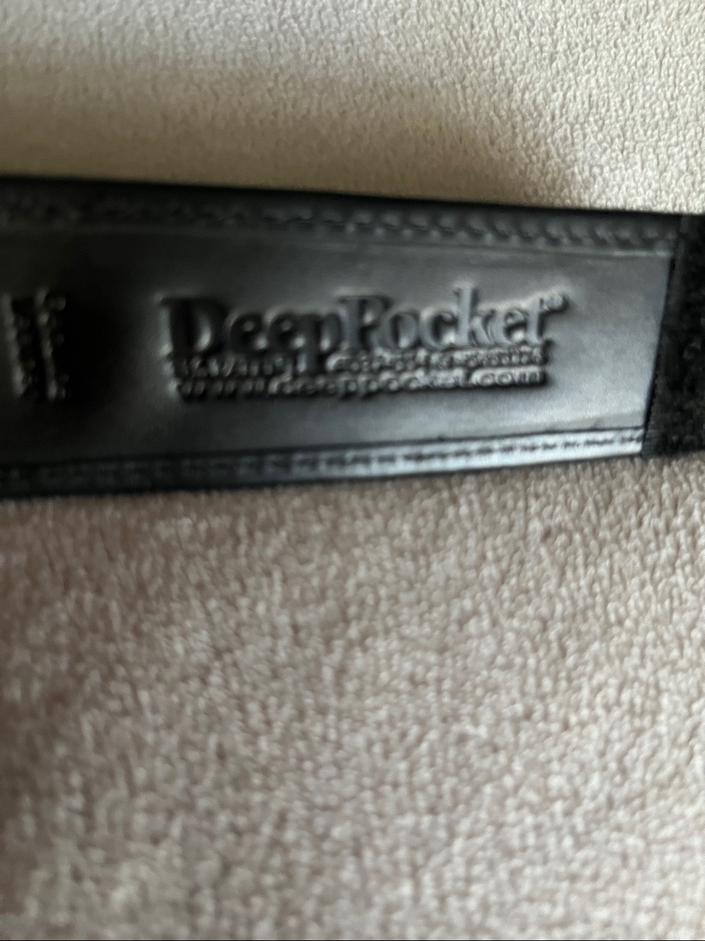 NWT DEEPPOCKET Black Leather Money-Clip Wallet - Picture 7 of 12
